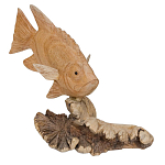 Статуэтка из дерева рыба Animals of the World варинант исполнения - 4 | Loft Concept в Воронеже